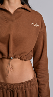 Cropped Sweatshirt - Mocha